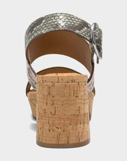 Aerosoles Platform Sandal in Snake Print