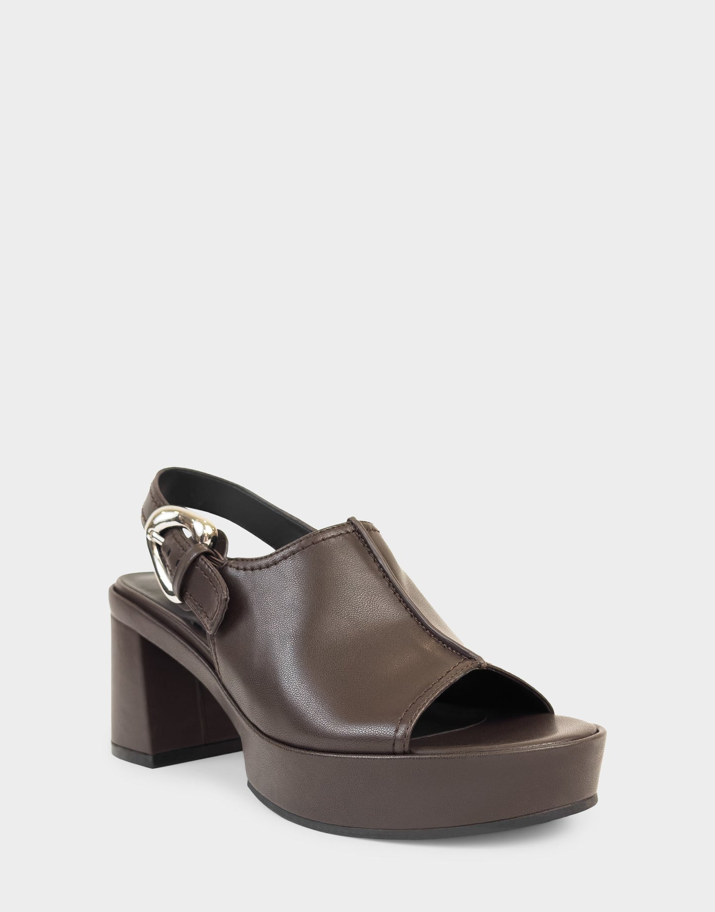 Aerosoles Platform Sandal In Brown