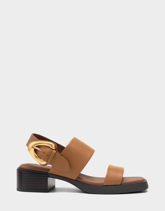 Aerosoles Heeled Sandal in Tan