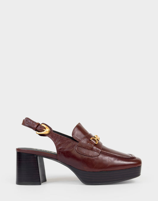 Aerosoles Slingback Platform In Brown
