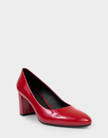 Aerosoles Pump In Red Patent
