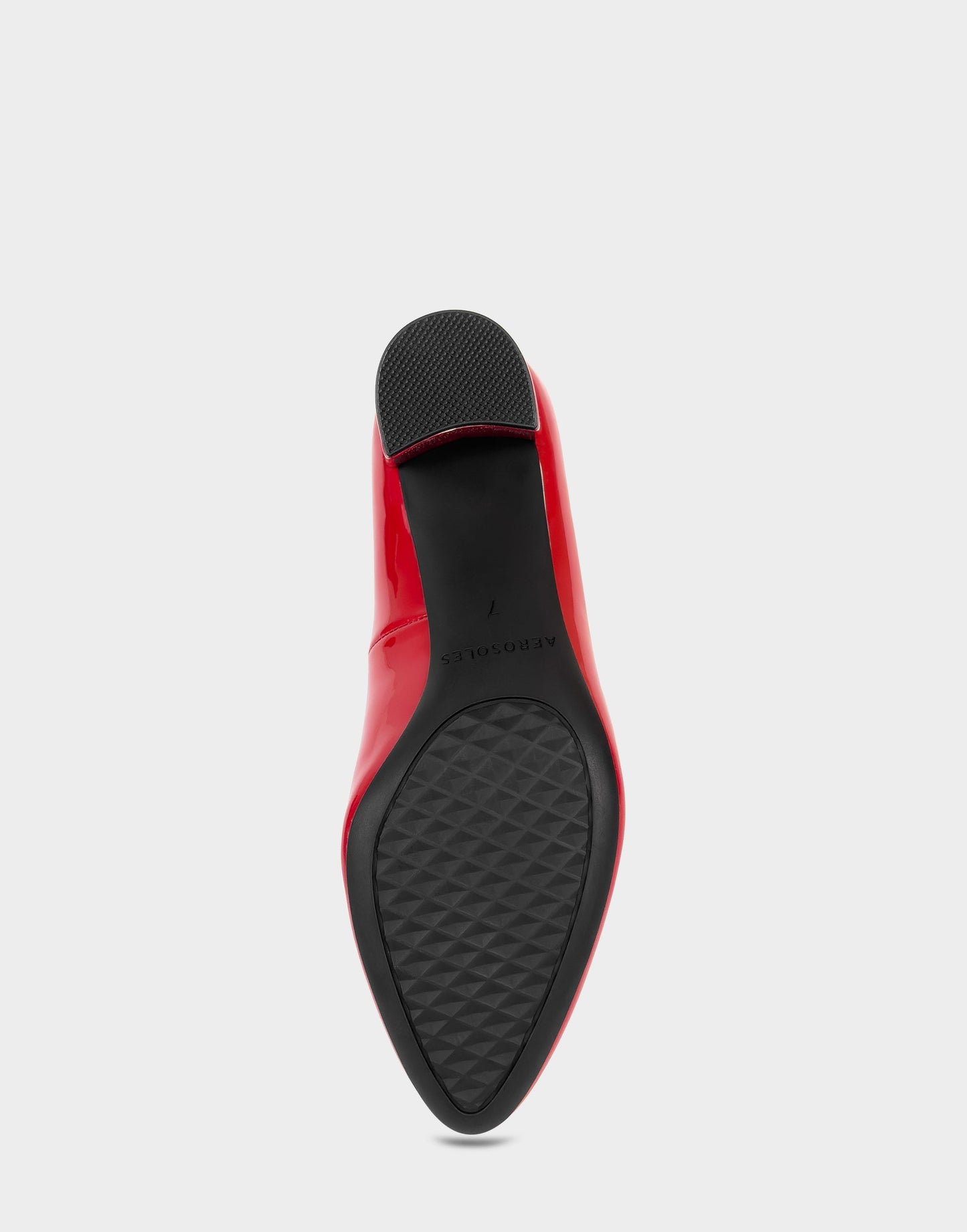 Aerosoles Pump In Red Patent