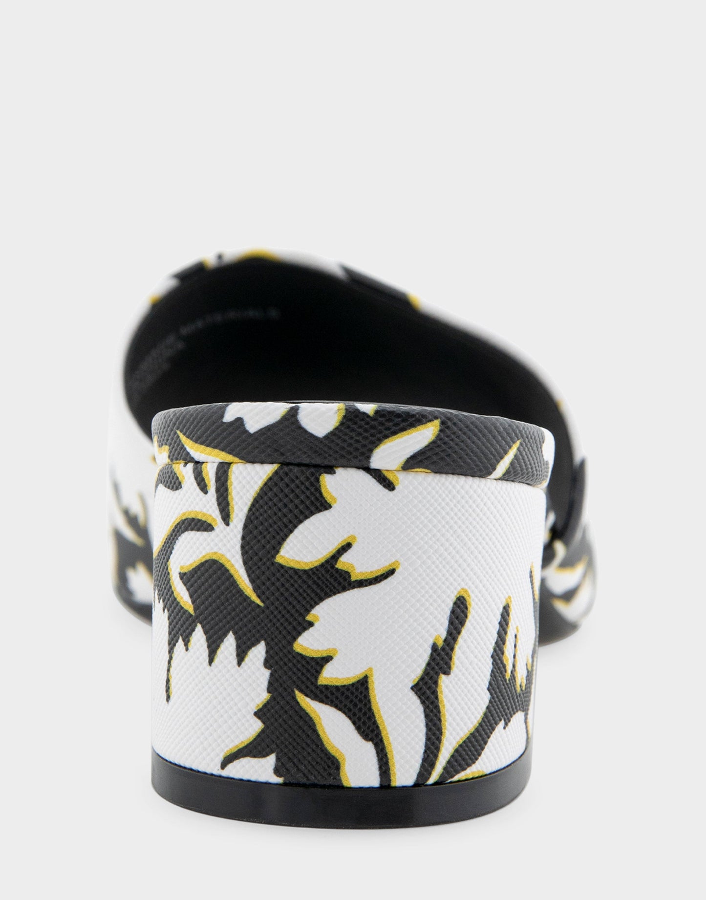 Aerosoles Heeled Sandal in White/black Printed Floral
