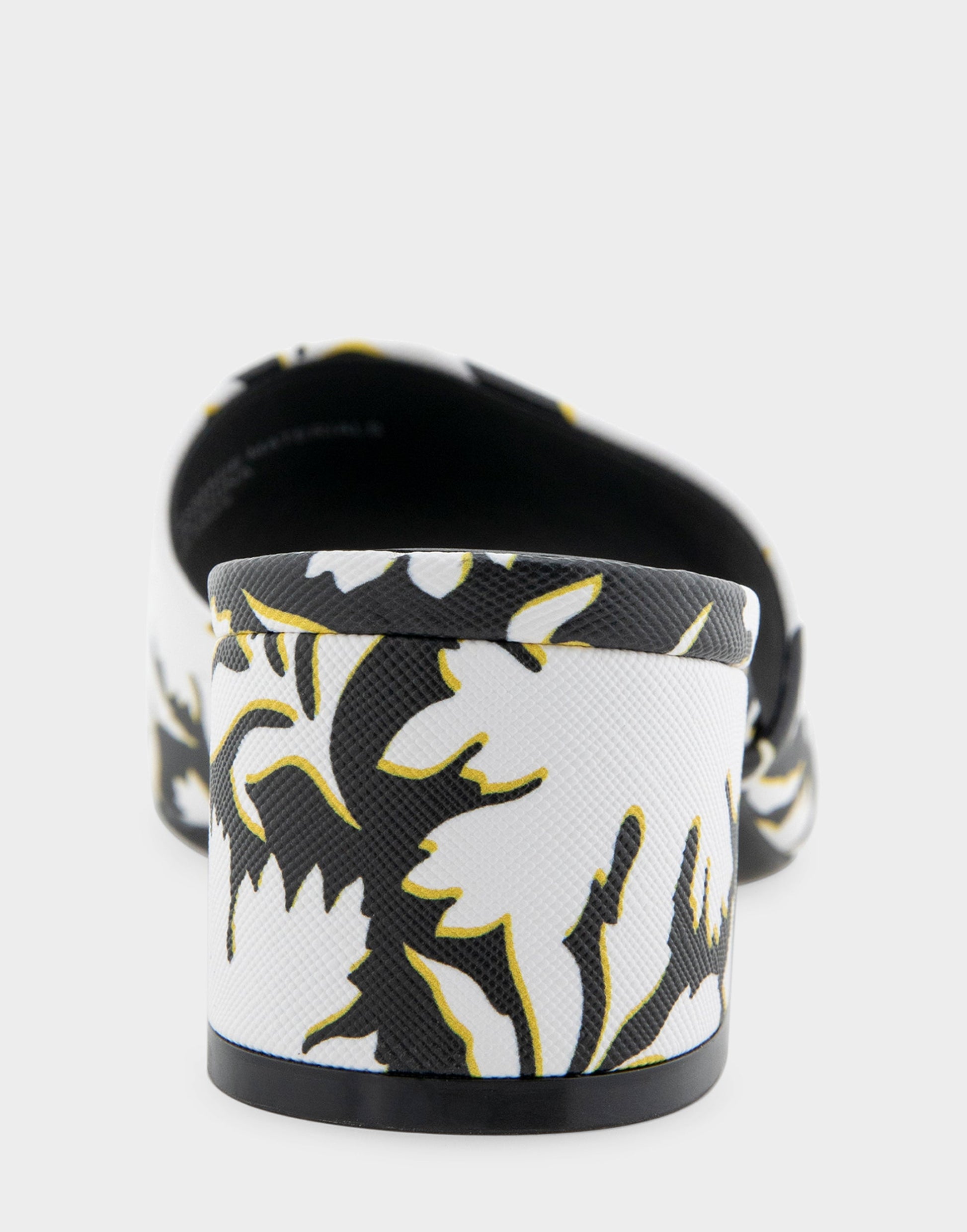 Aerosoles Heeled Sandal in White/black Printed Floral