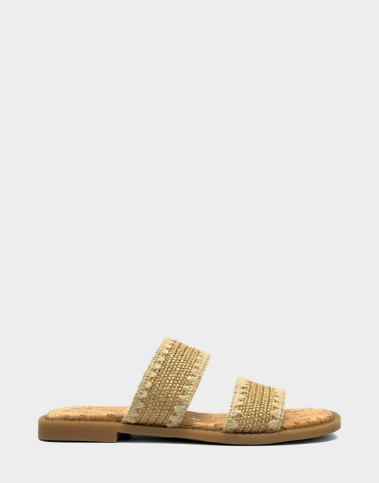 Aerosoles Flat Sandal in Natural