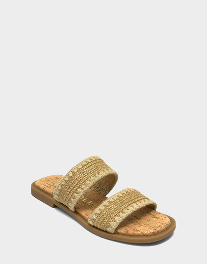 Aerosoles Flat Sandal in Natural