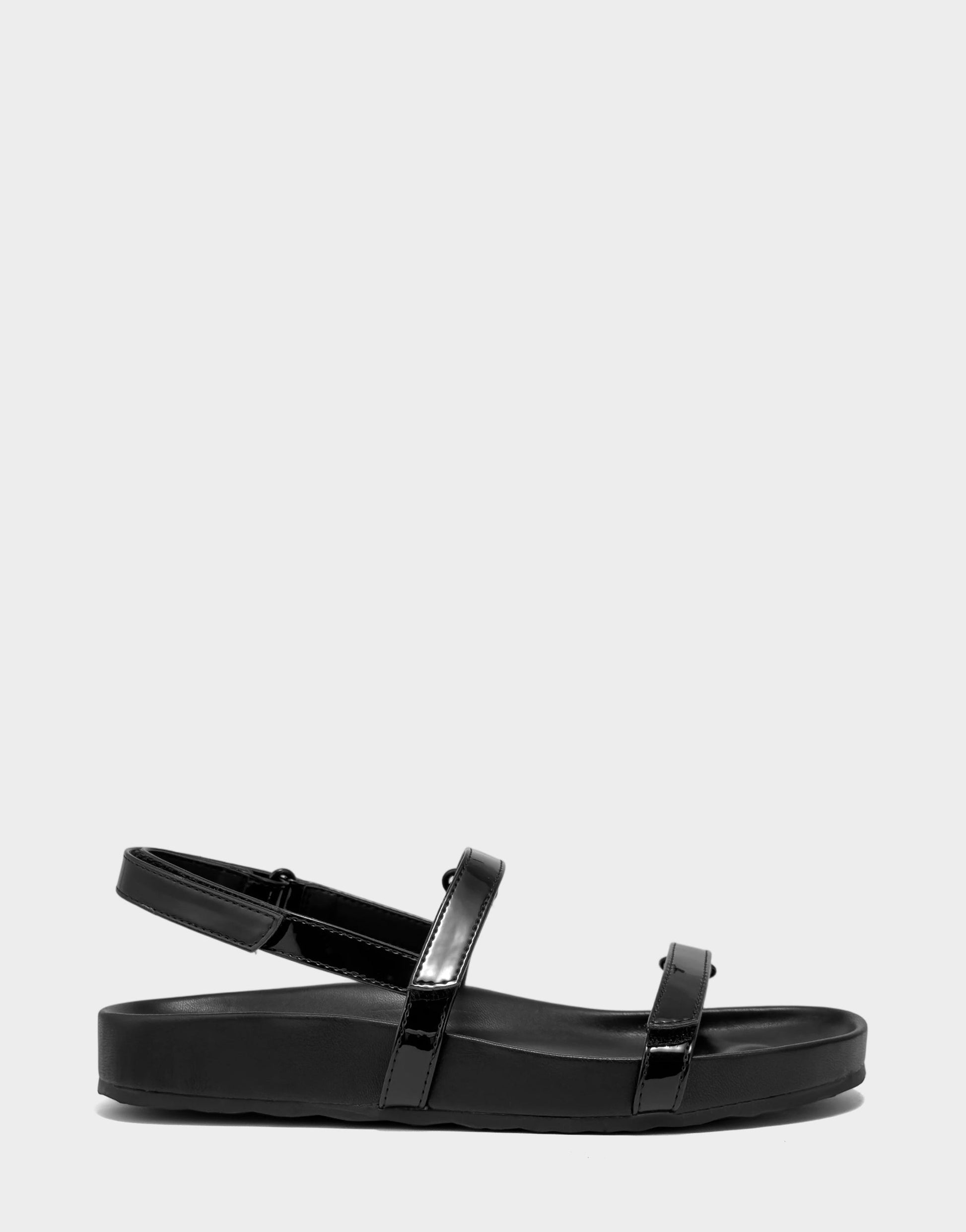 Aerosoles Footbed Sandal in Black Patent