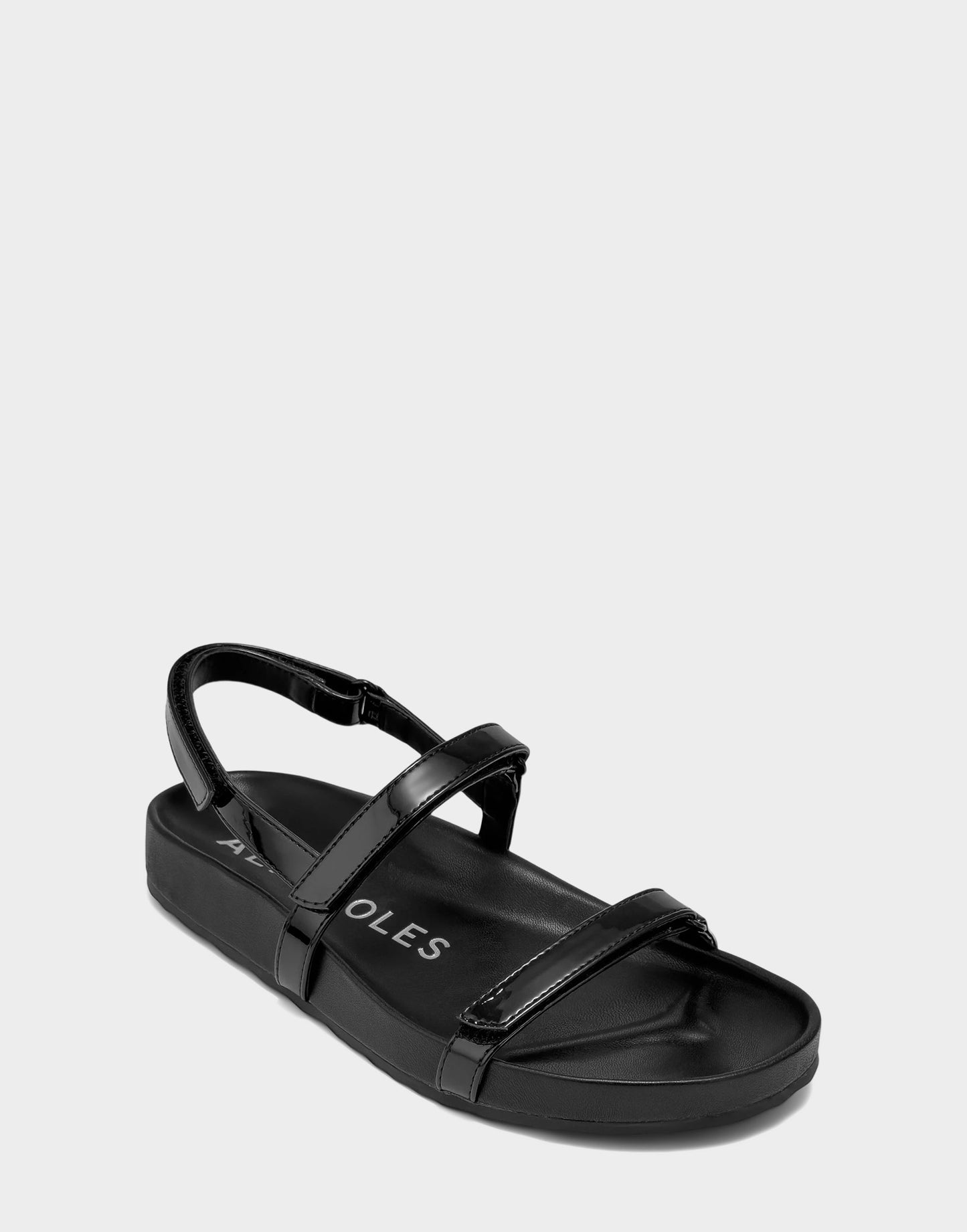Aerosoles Footbed Sandal in Black Patent