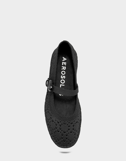 Aerosoles Casual Flat in Black