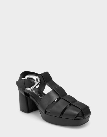 Aerosoles Platform Sandal in Black