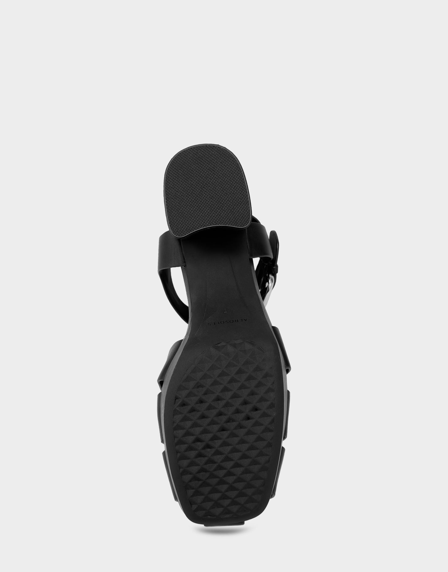 Aerosoles Platform Sandal in Black