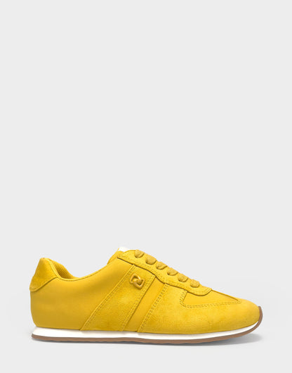 Aerosoles Lace Up Sneaker In Yellow