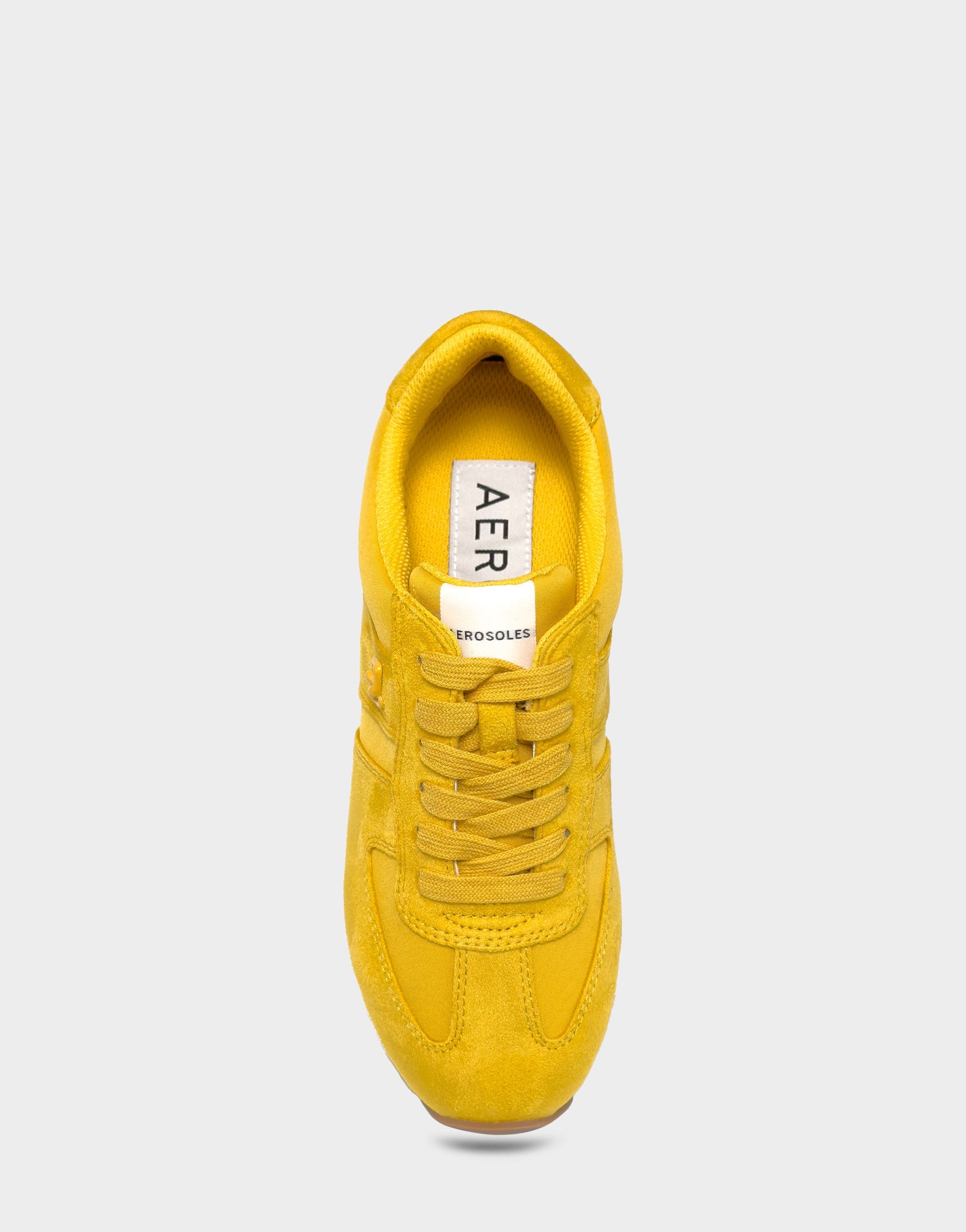 Aerosoles Lace Up Sneaker In Yellow