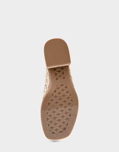 Aerosoles Block Heel Sandals in Natural