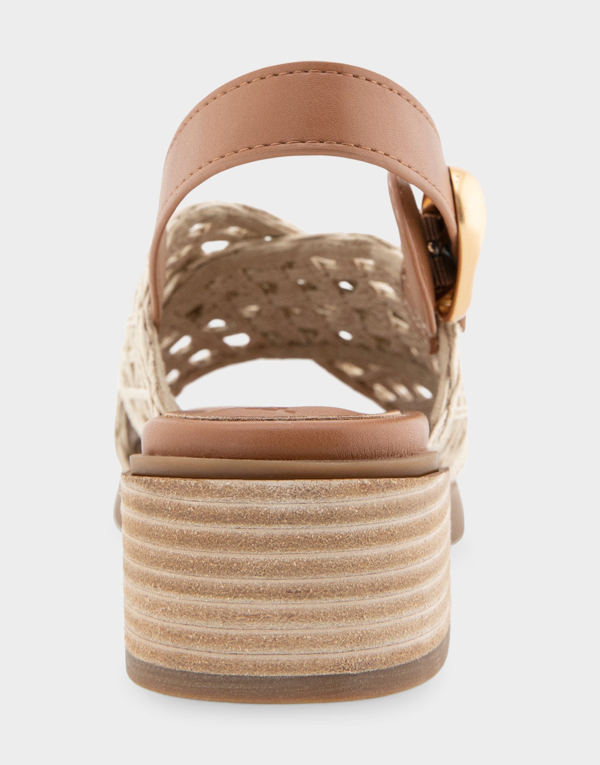 Aerosoles Block Heel Sandals in Natural