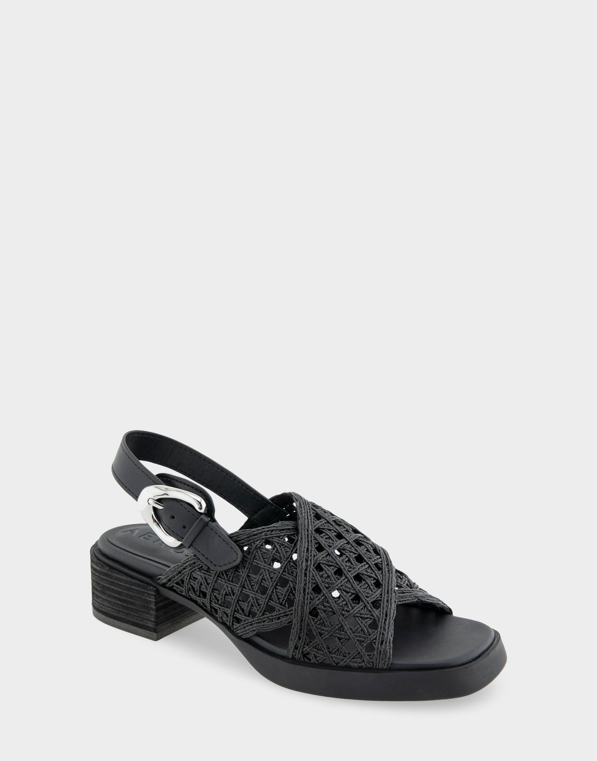 Aerosoles Block Heel Sandals in Black