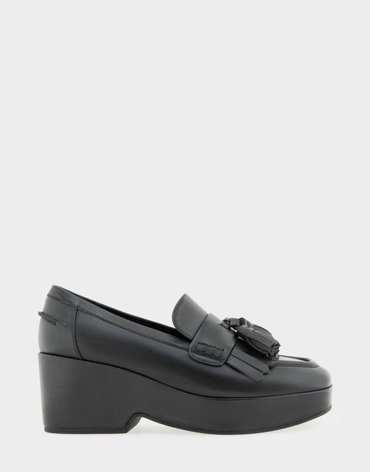 Aerosoles Flatform Loafer In Black