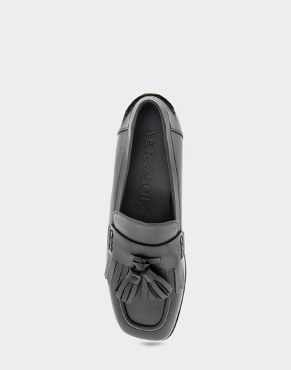 Aerosoles Flatform Loafer In Black