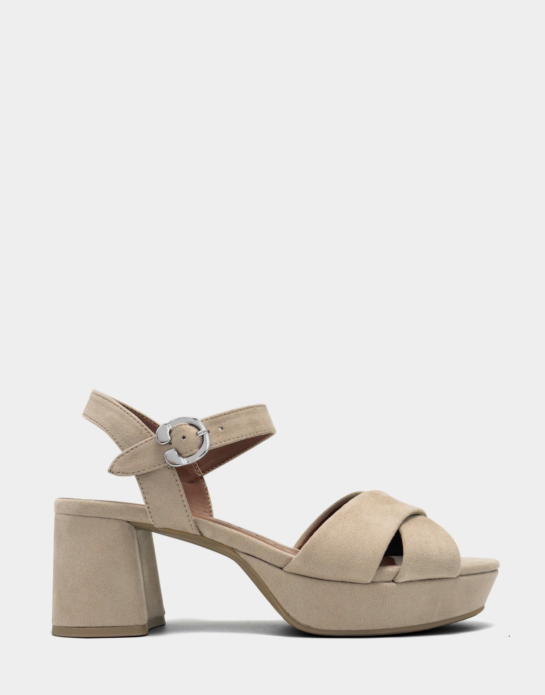 Aerosoles Platform Sandal in Beige