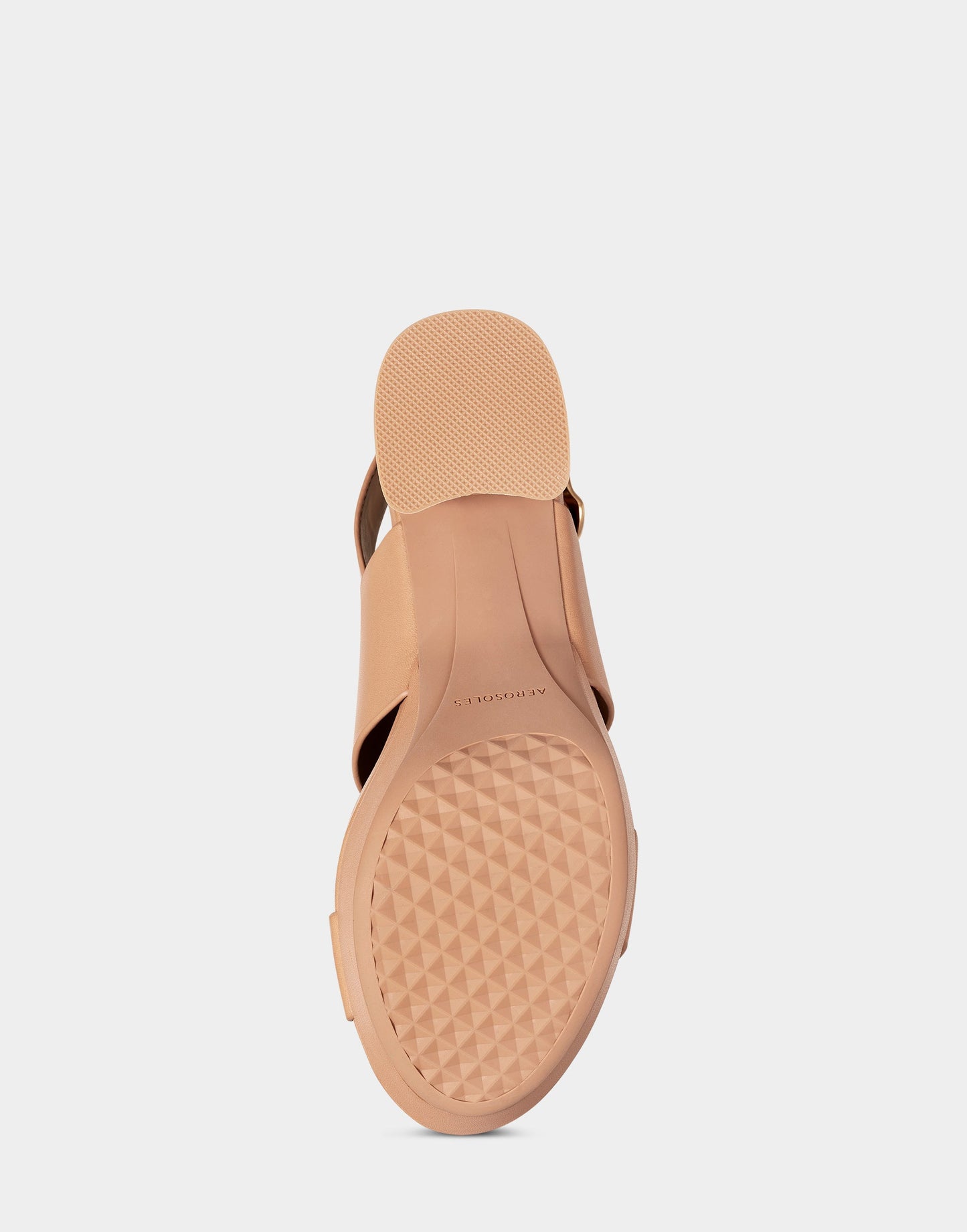 Aerosoles Platform Sandal in Nude