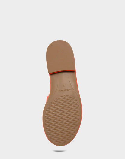 Aerosoles Flat Sandal in Orange
