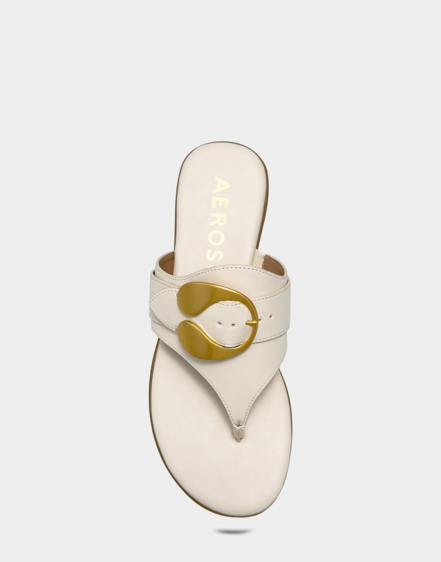 Aerosoles Flat Sandal in Cream