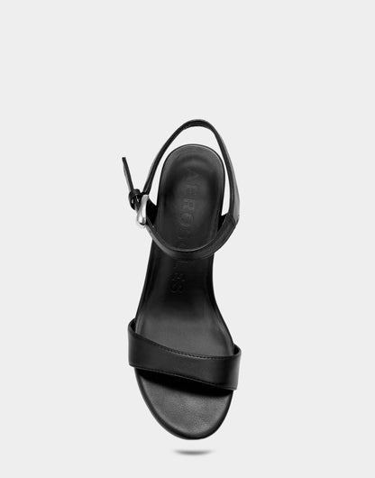 Aerosoles Heeled Sandal in Black