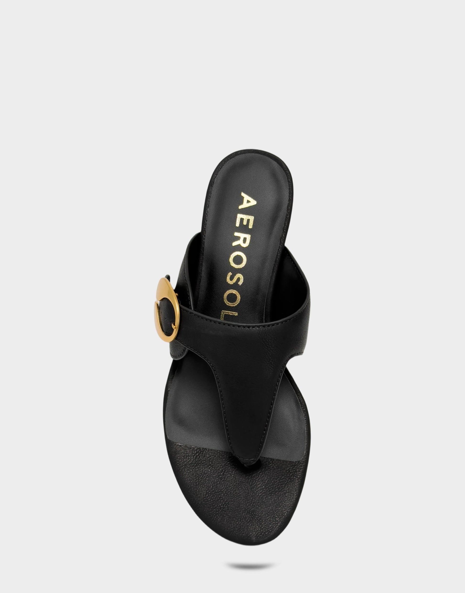 Aerosoles Heeled Sandal in Black