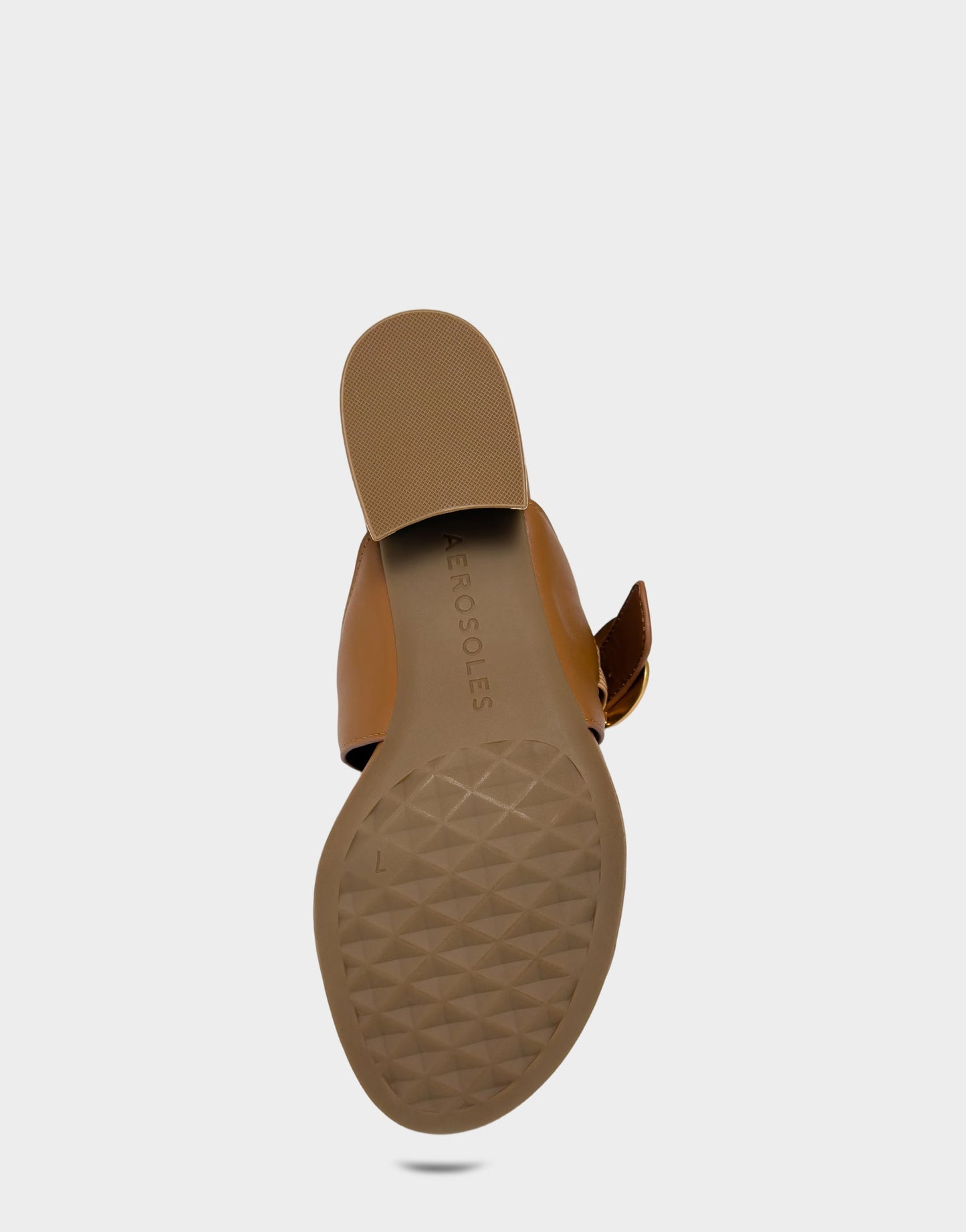 Aerosoles Heeled Sandal in Natural
