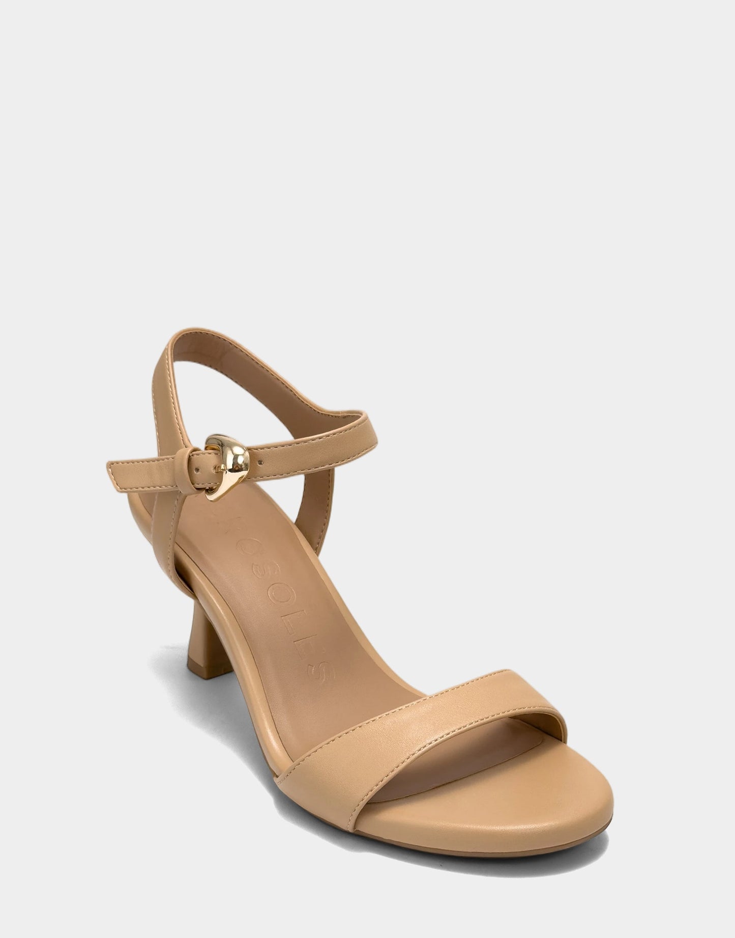 Aerosoles Heeled Sandal in Beige