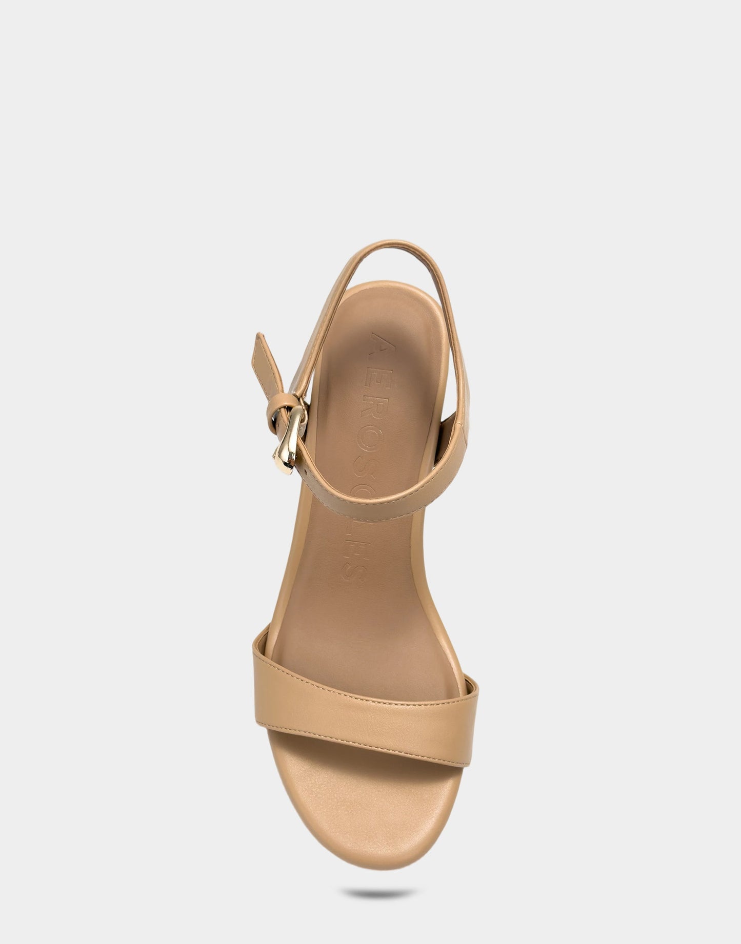 Aerosoles Heeled Sandal in Beige