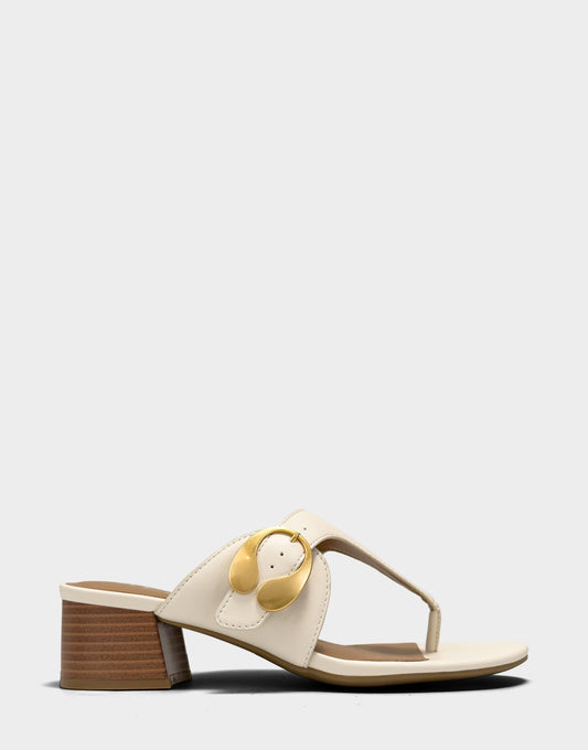 Aerosoles Heeled Sandal in Cream