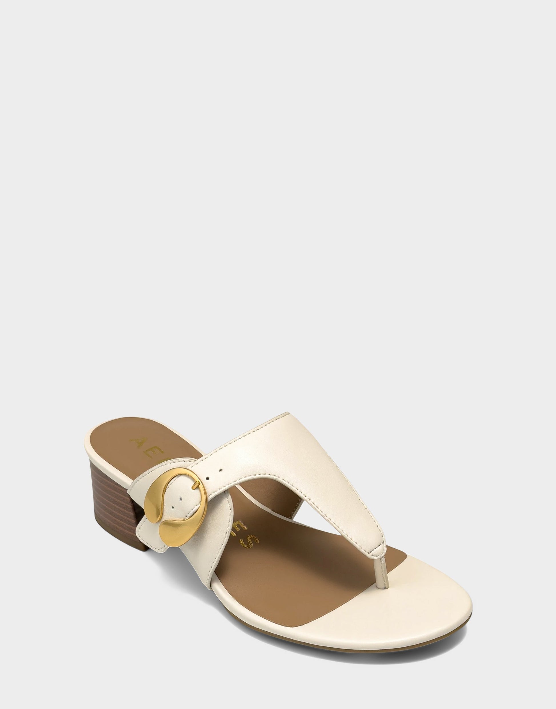 Aerosoles Heeled Sandal in Cream