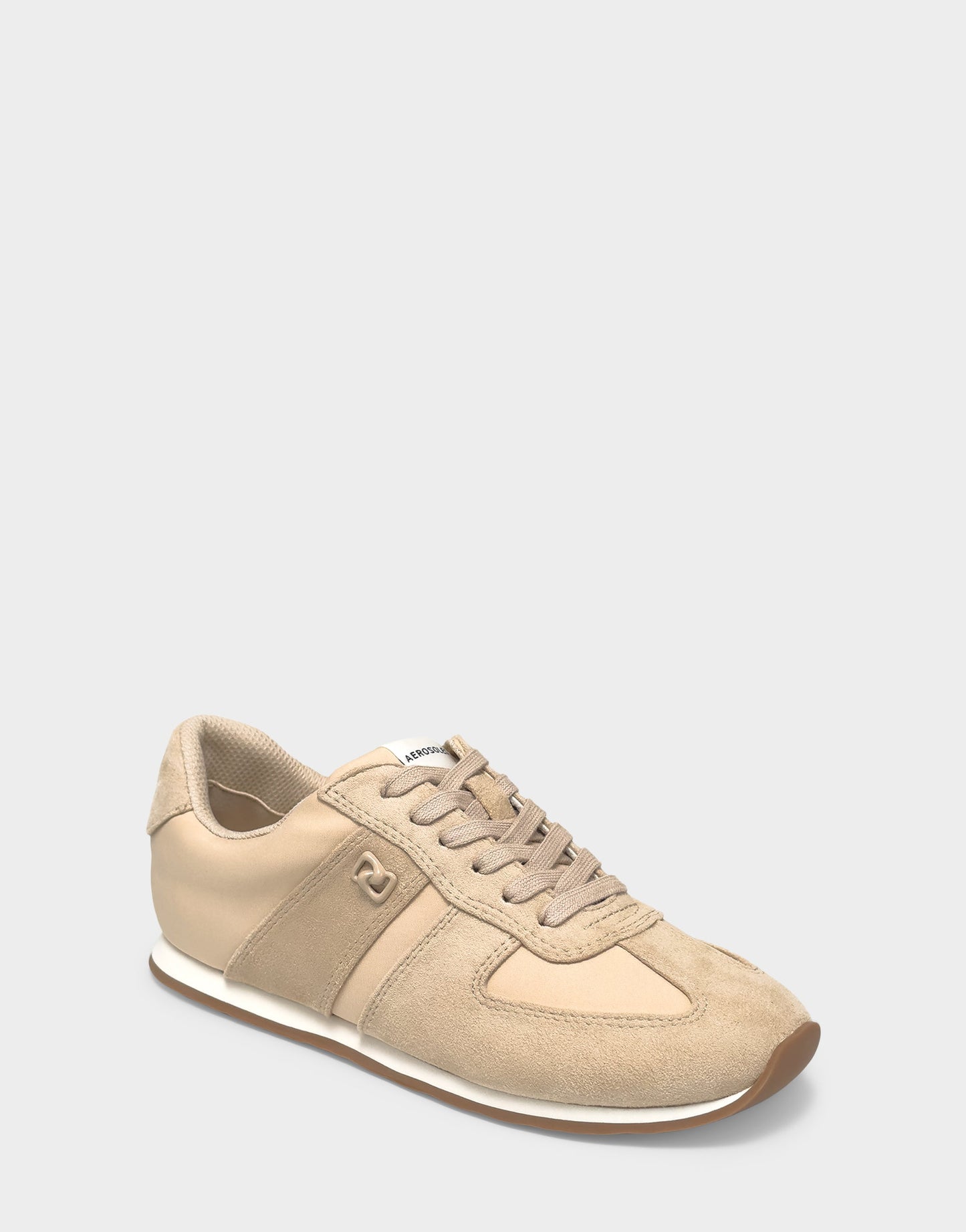 Aerosoles Lace Up Sneaker In Beige
