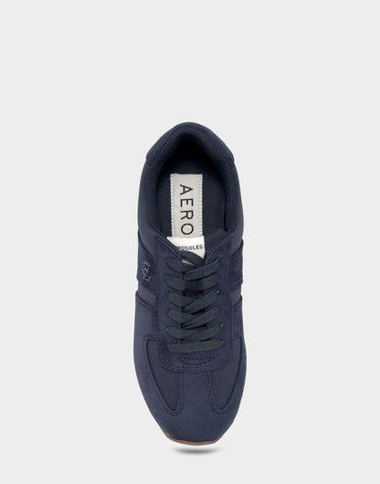 Aerosoles Lace Up Sneaker In Navy
