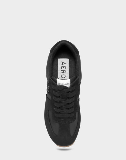 Aerosoles Lace Up Sneaker In Black