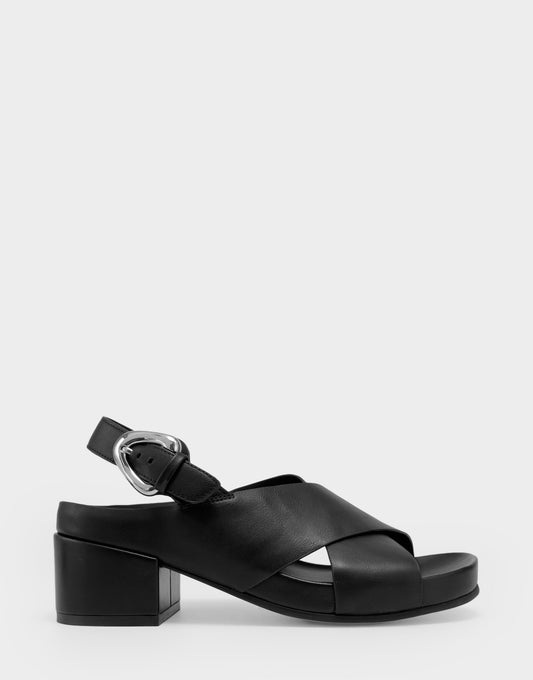 Aerosoles Heeled Sandal in Black