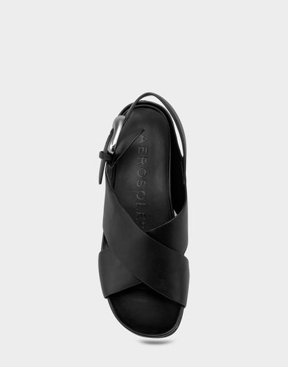 Aerosoles Heeled Sandal in Black