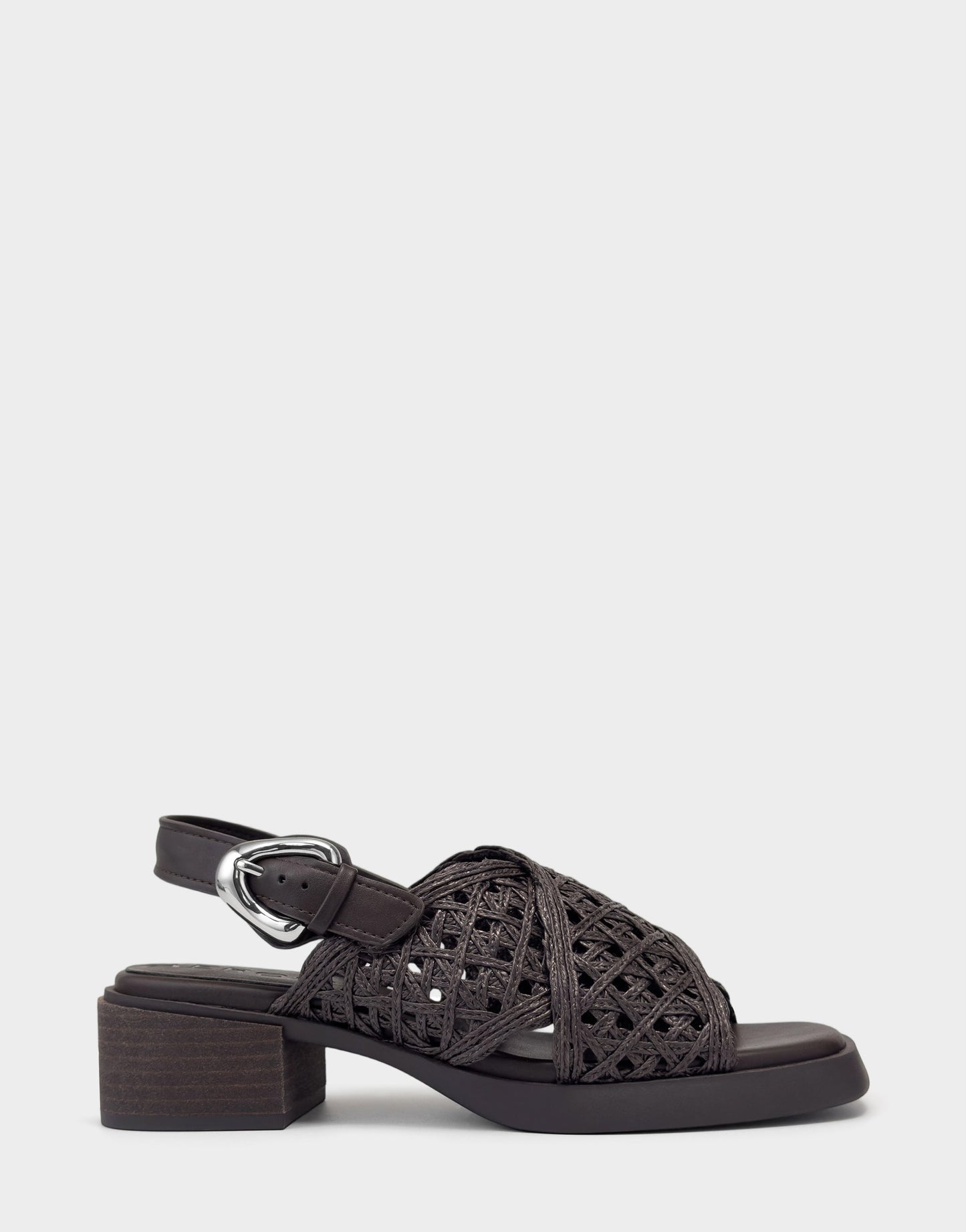 Aerosoles Heeled Sandal in Dark Brown