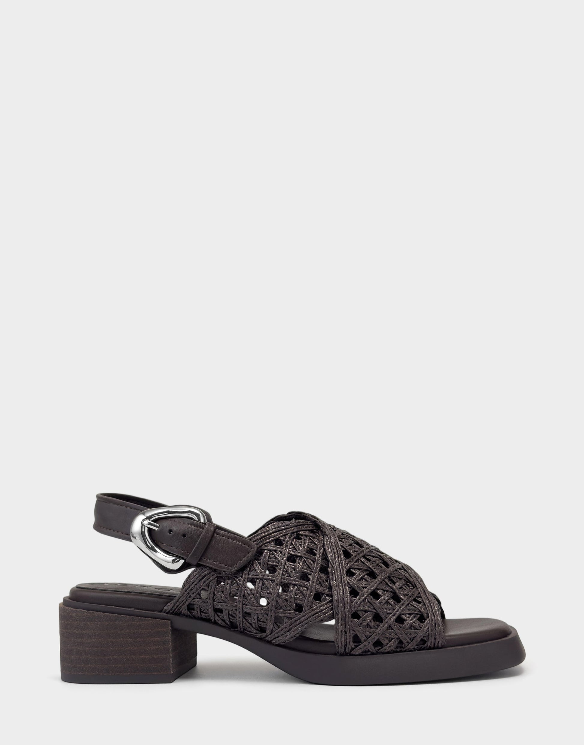 Aerosoles Heeled Sandal in Dark Brown
