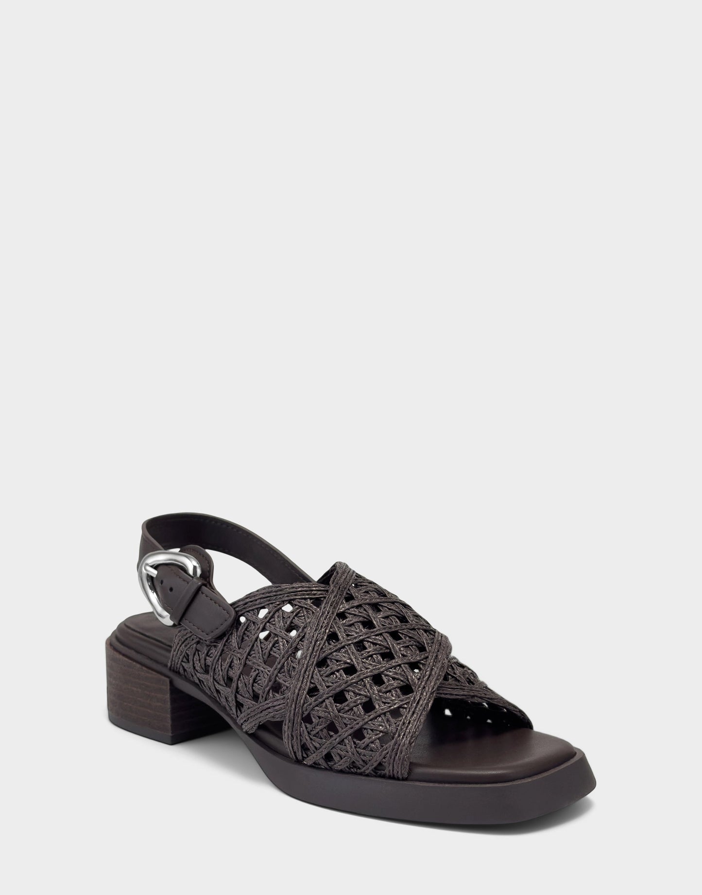 Aerosoles Heeled Sandal in Dark Brown