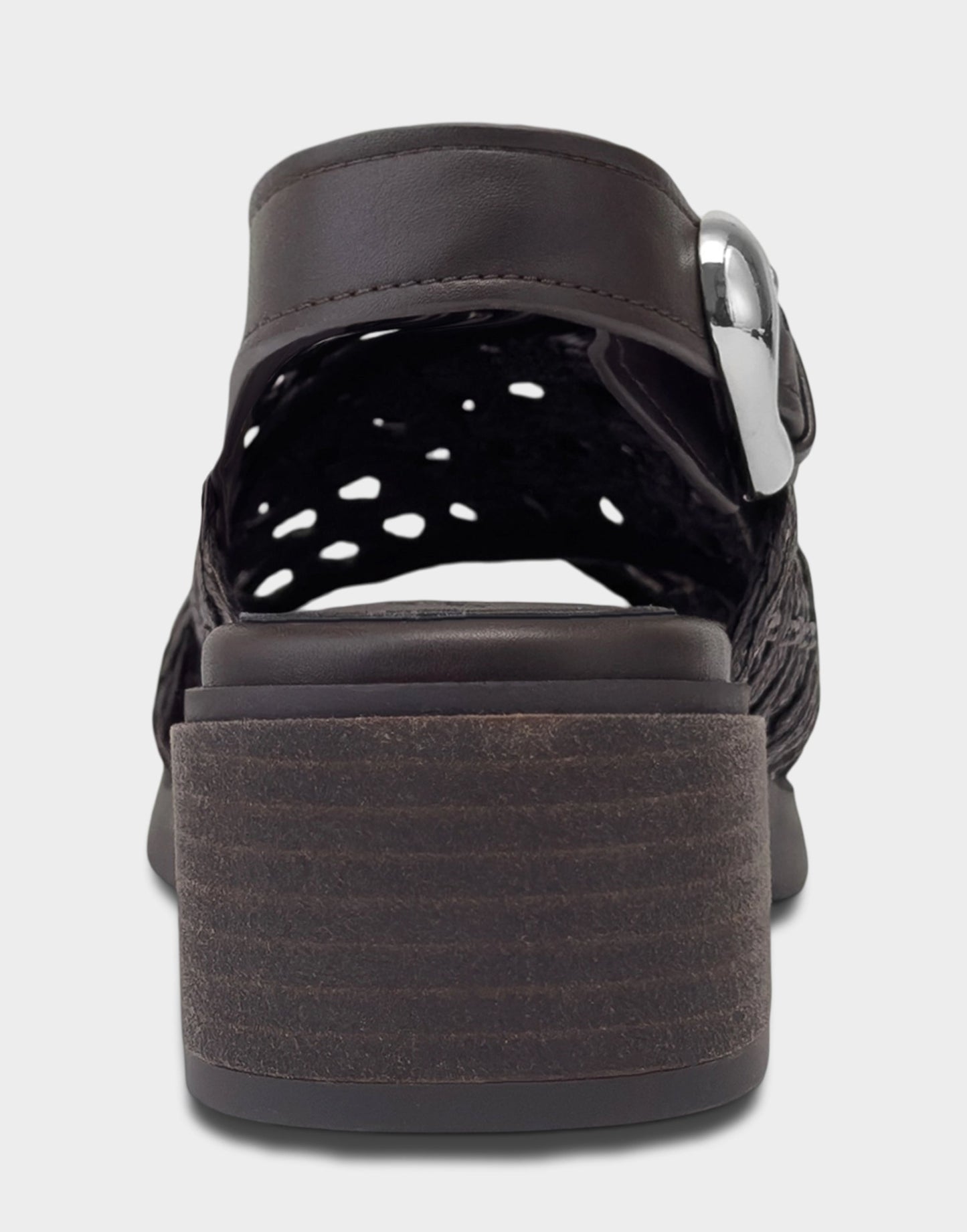 Aerosoles Heeled Sandal in Dark Brown