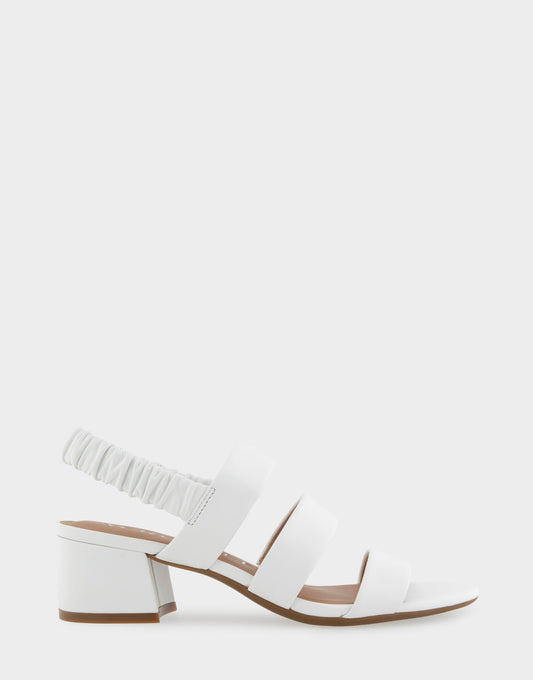 Aerosoles Slingback Sandals in White Leather