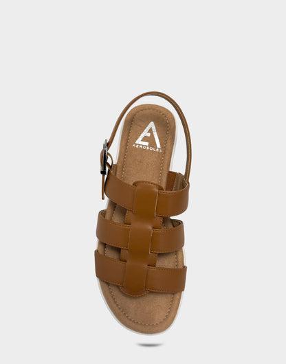 Aerosoles Fisherman Sandal in Tan