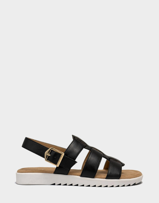 Aerosoles Fisherman Sandal in Black