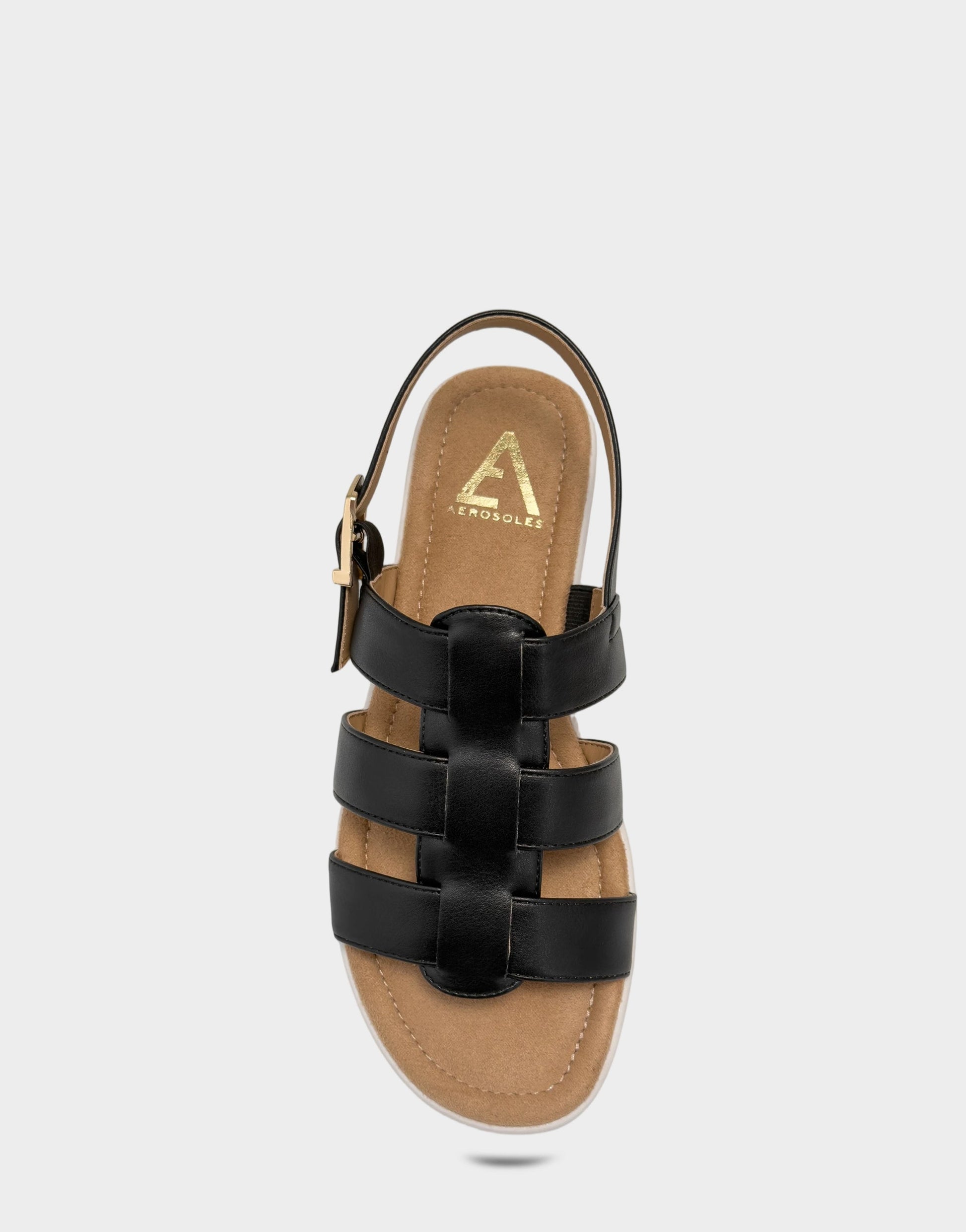 Aerosoles Fisherman Sandal in Black