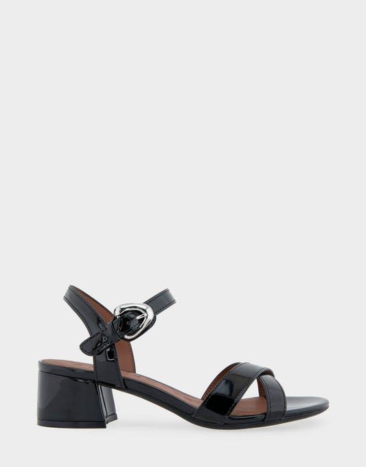 Aerosoles Dress Sandals in Black Patent