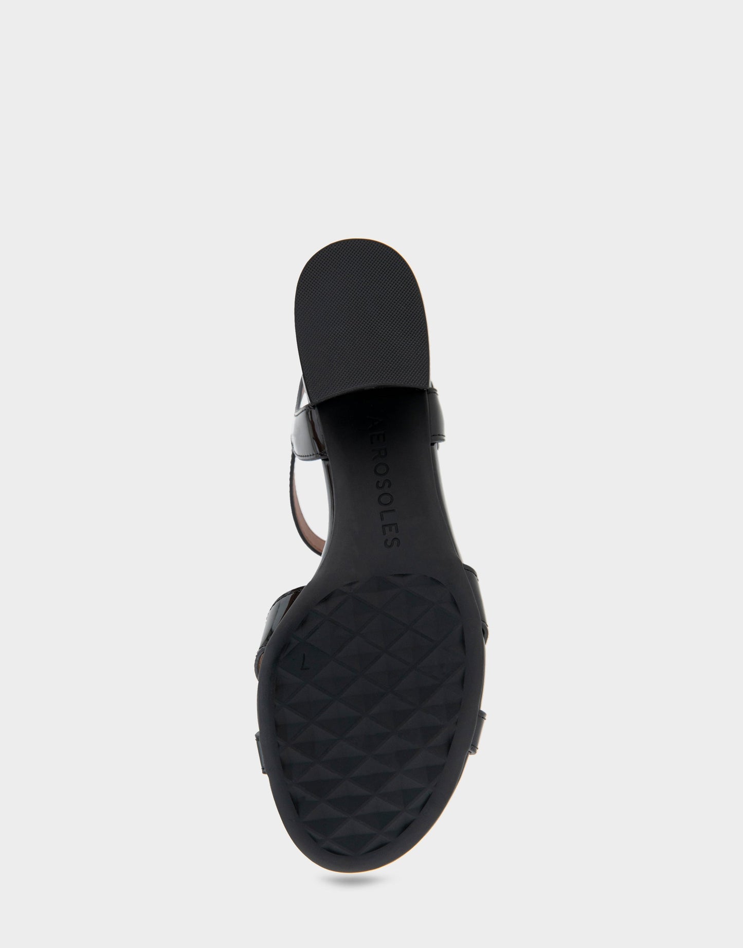 Aerosoles Dress Sandals in Black Patent