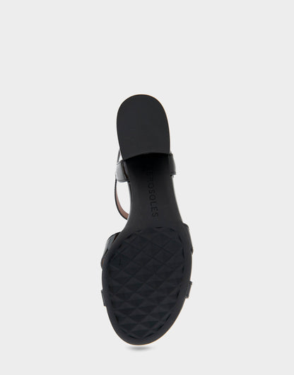 Aerosoles Dress Sandals in Black Patent
