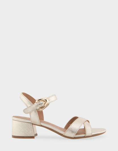 Aerosoles Dress Sandals in Gold Metallic